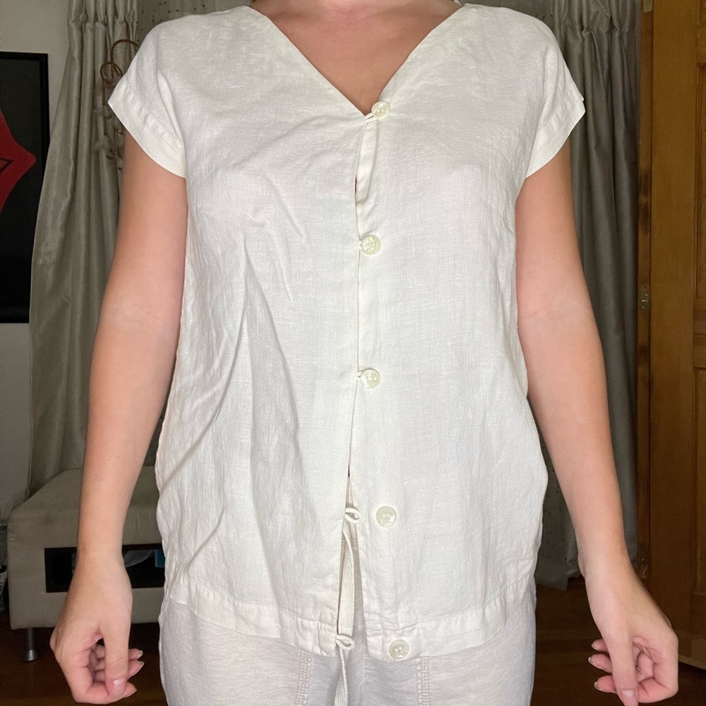 Cream/off white button down